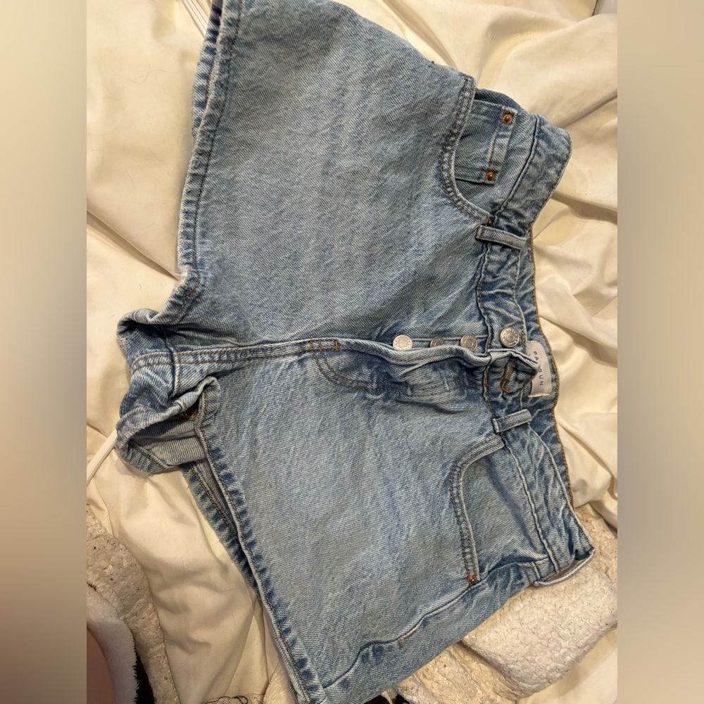 PacSun Sky Blue Button-Fly Jeans